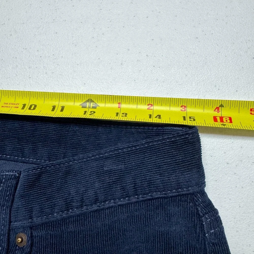 Banana Republic Corduroy Pants Mens 30x32 Blue Washwell Slim Stretch Casual NEW‎